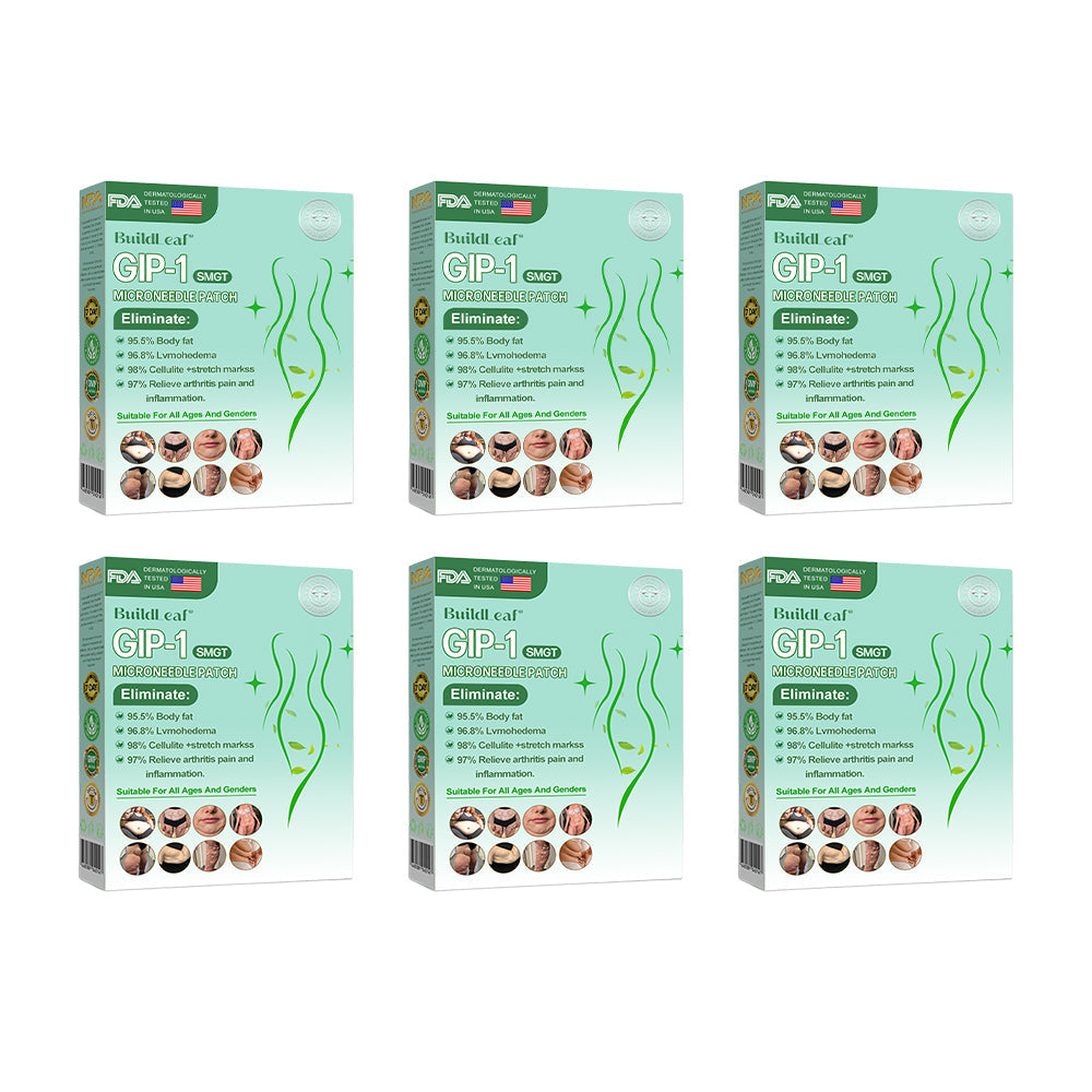 🏥Official Store | BuildLeaf® GLP-1 Nano-Microneedle Patch with Collagen & Matrixyl 3000 丨Obesity,Cardiovascular Diseas, Diabetes, Sleep Apnea, Joint Problems and More