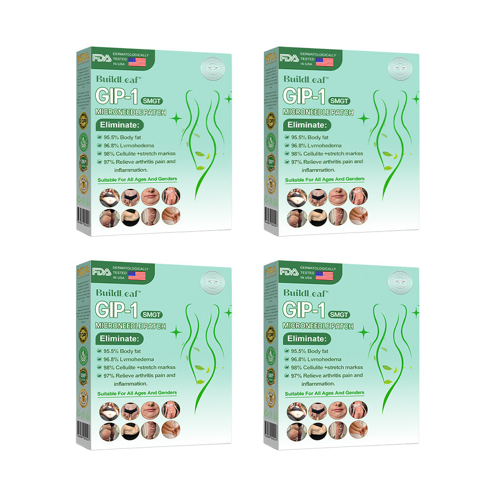 🏥Official Store | BuildLeaf® GLP-1 Nano-Microneedle Patch with Collagen & Matrixyl 3000 丨Obesity,Cardiovascular Diseas, Diabetes, Sleep Apnea, Joint Problems and More